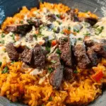 Steak Queso Rice