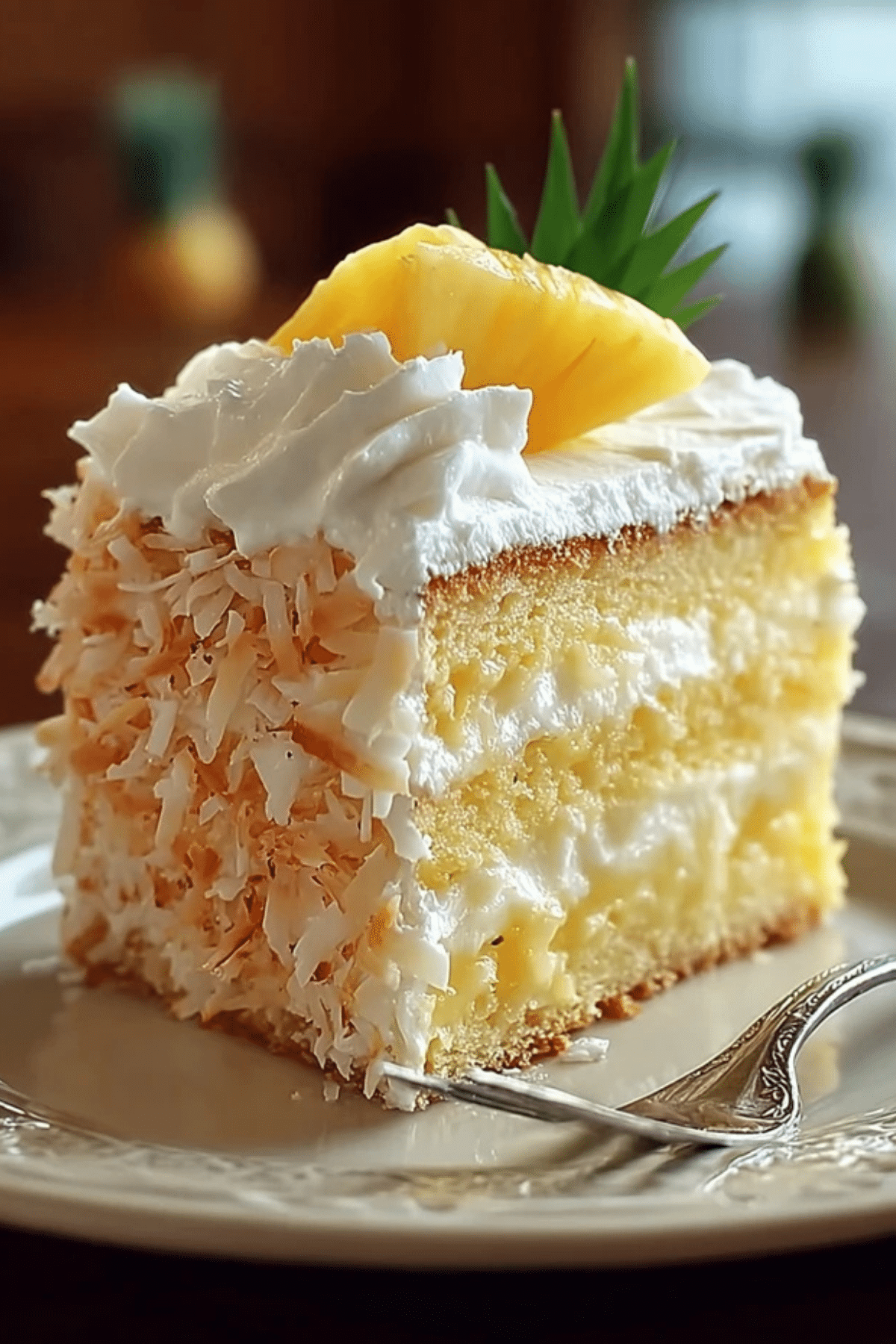 pineapple coconut dream cake