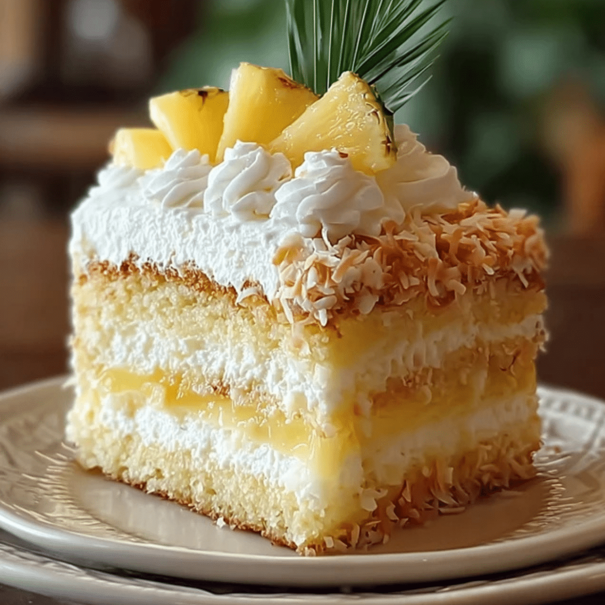 pineapple coconut dream cake
