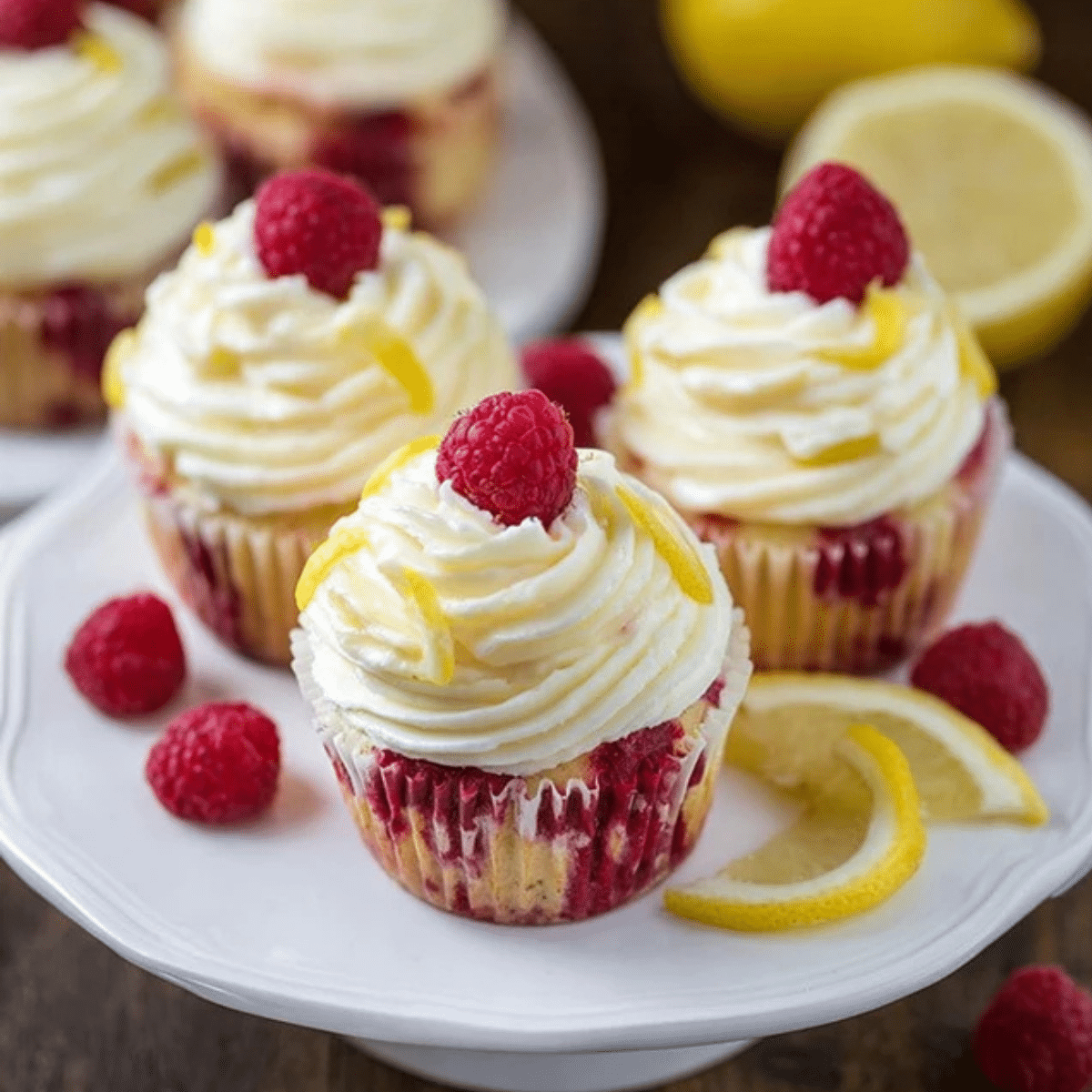 raspberry lemon heaven cupcakes