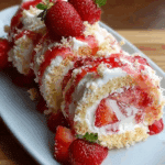 strawberry cheesecake sushi roll