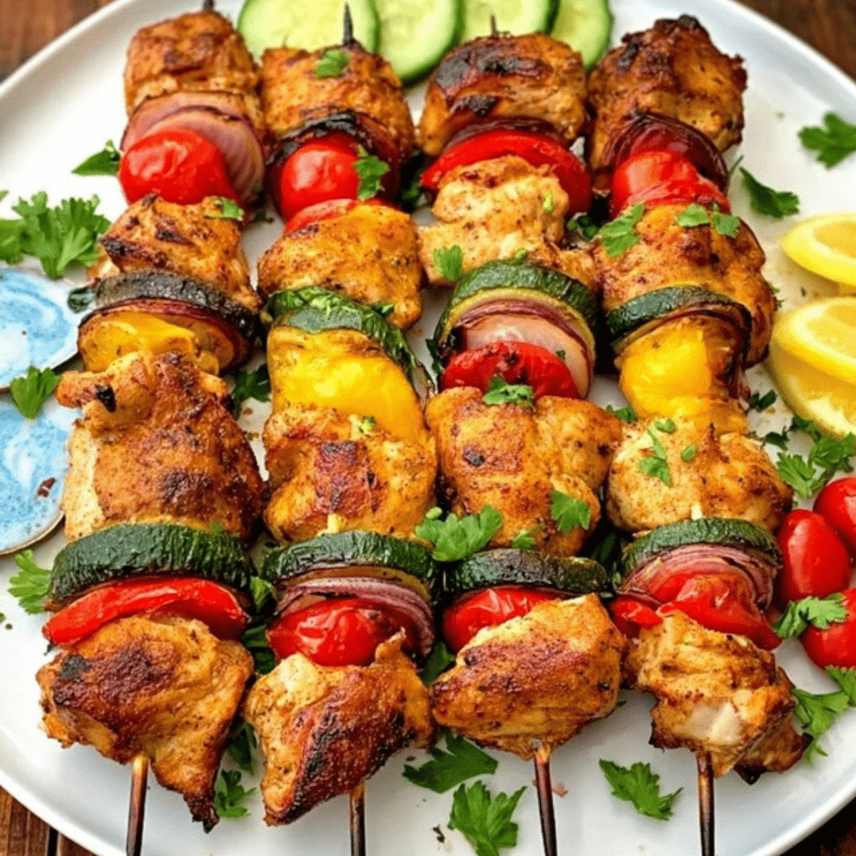 Air Fryer Chicken Kebabs