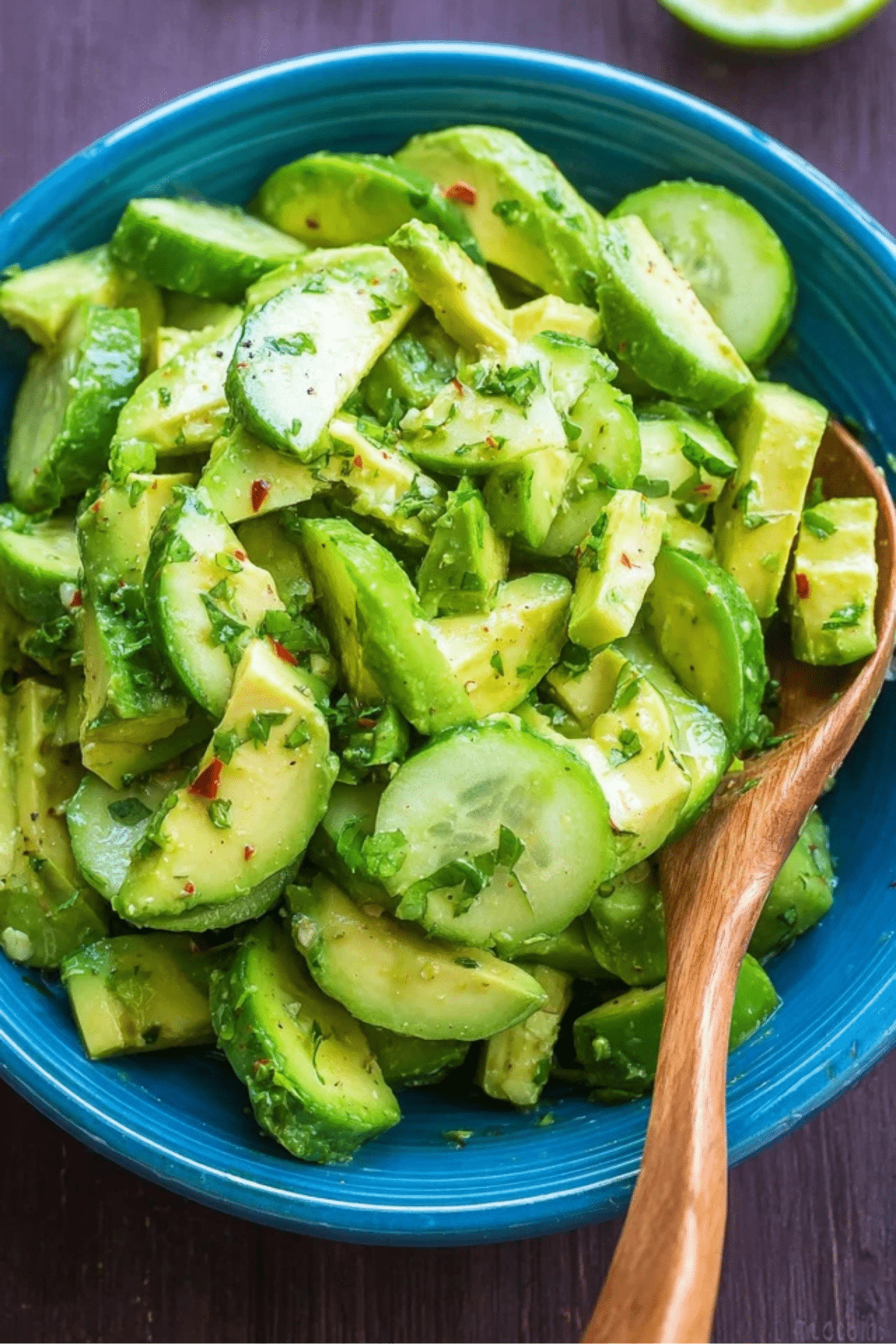 Avocado Cucumber Salad