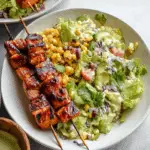 BBQ Chicken Skewer Salad
