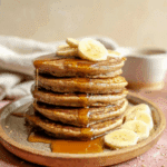 Banana Oatmeal Pancakes