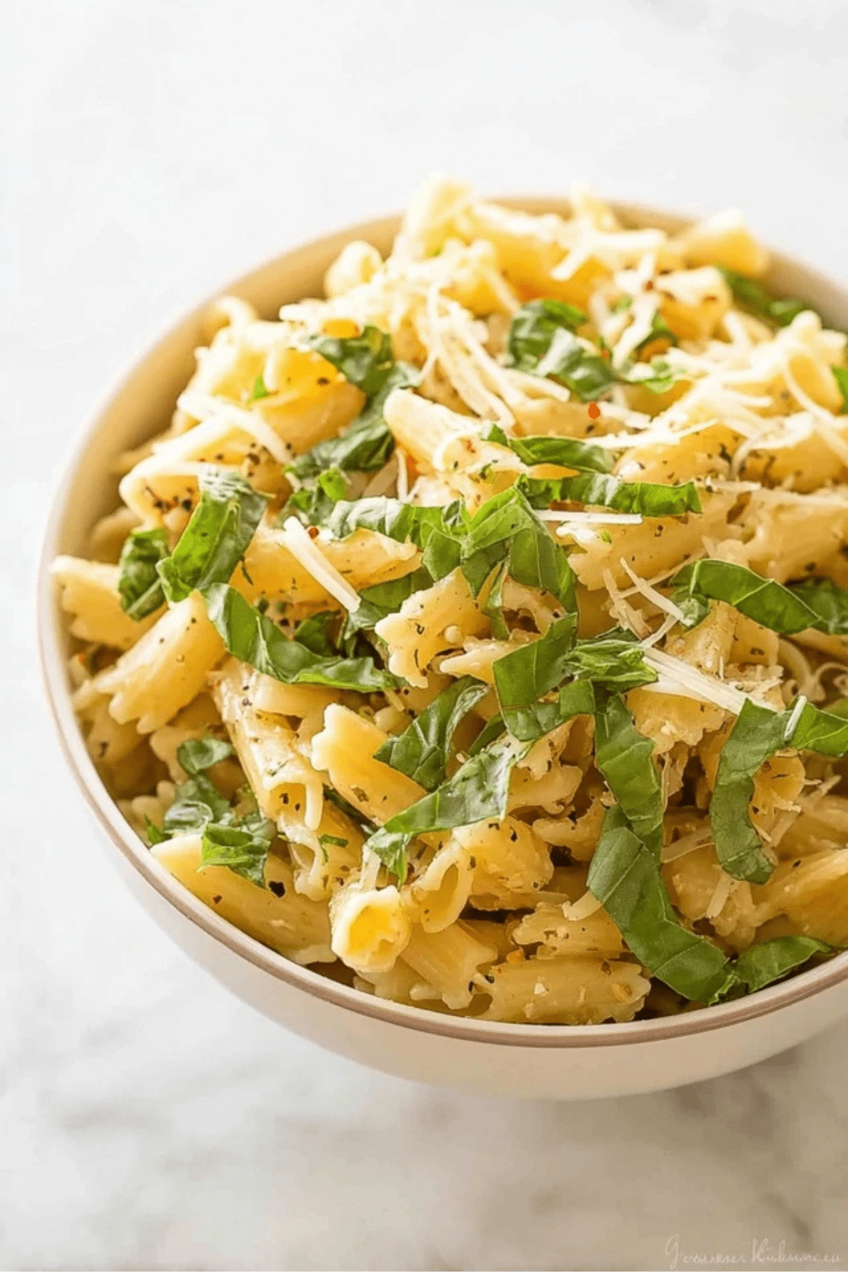 Basil Lemon Pasta Salad