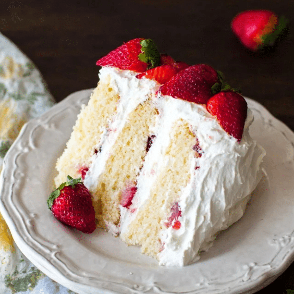 Berry Vanilla Naked Cake