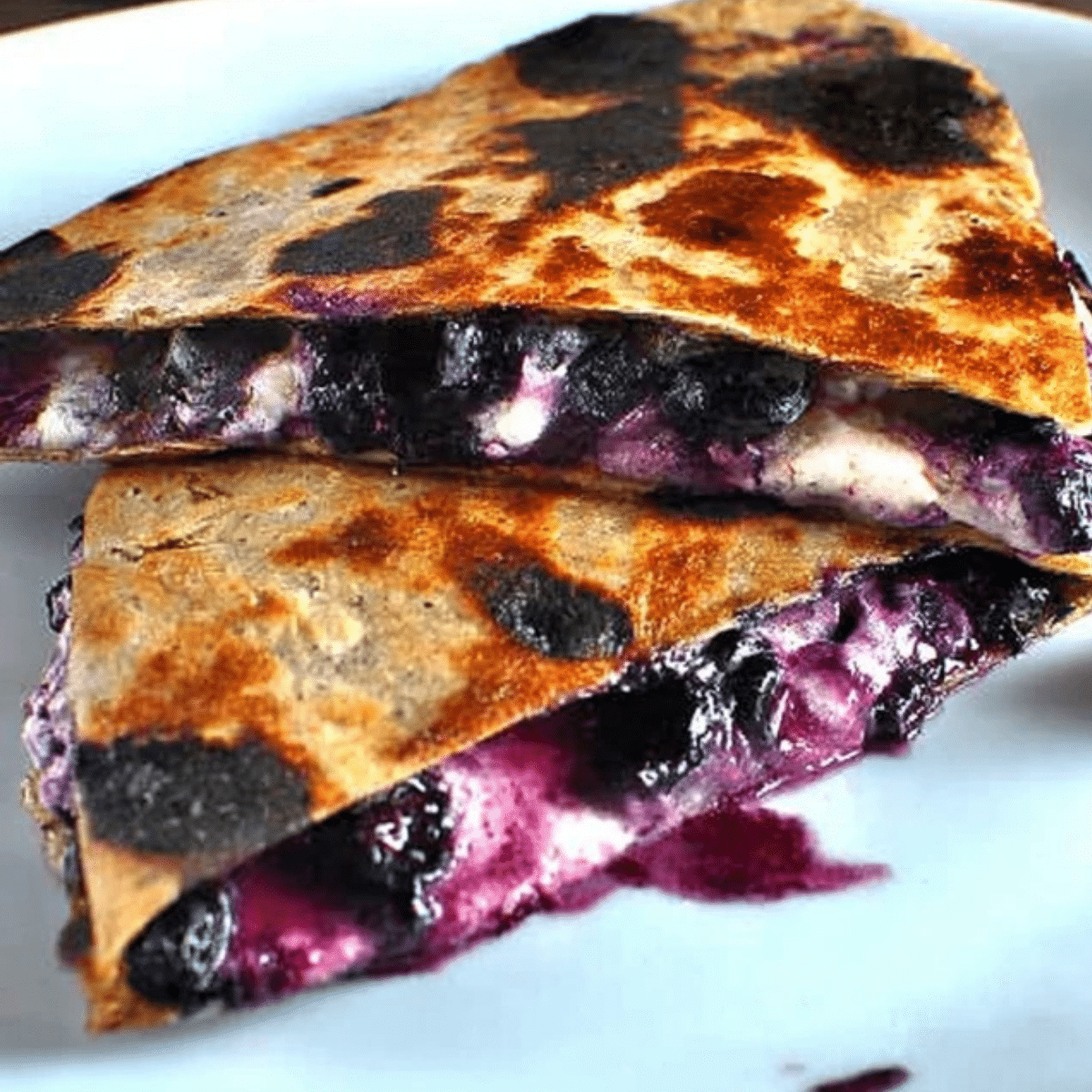Blueberry Breakfast Quesadilla