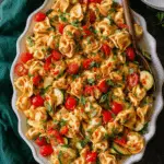 Cheese Tortellini with vegetables