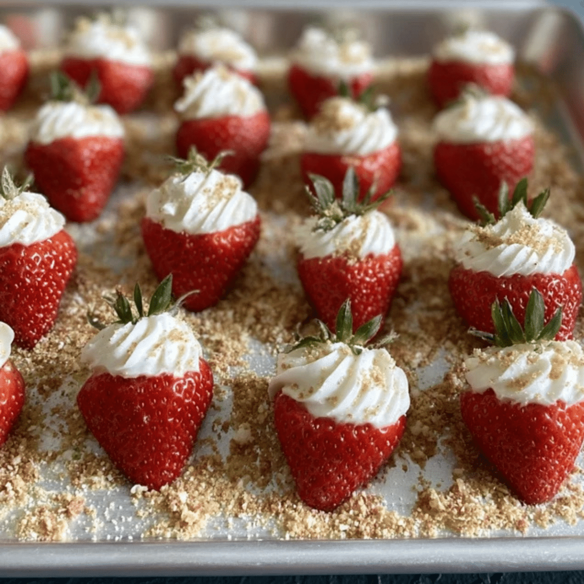 Cheesecake Deviled Strawberries