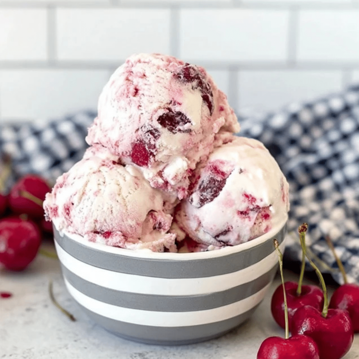 Cherry Vanilla Ice Cream Recipe