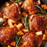 Cider Glazed Chicken Thighs
