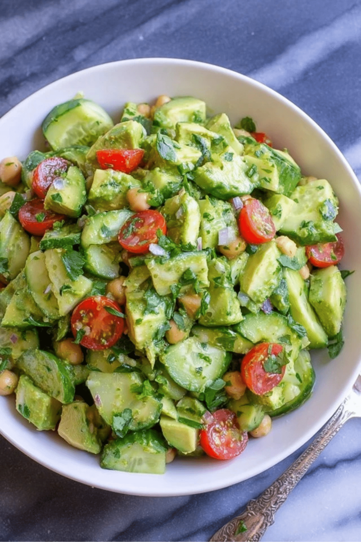 Cilantro Lime Cucumber Salad