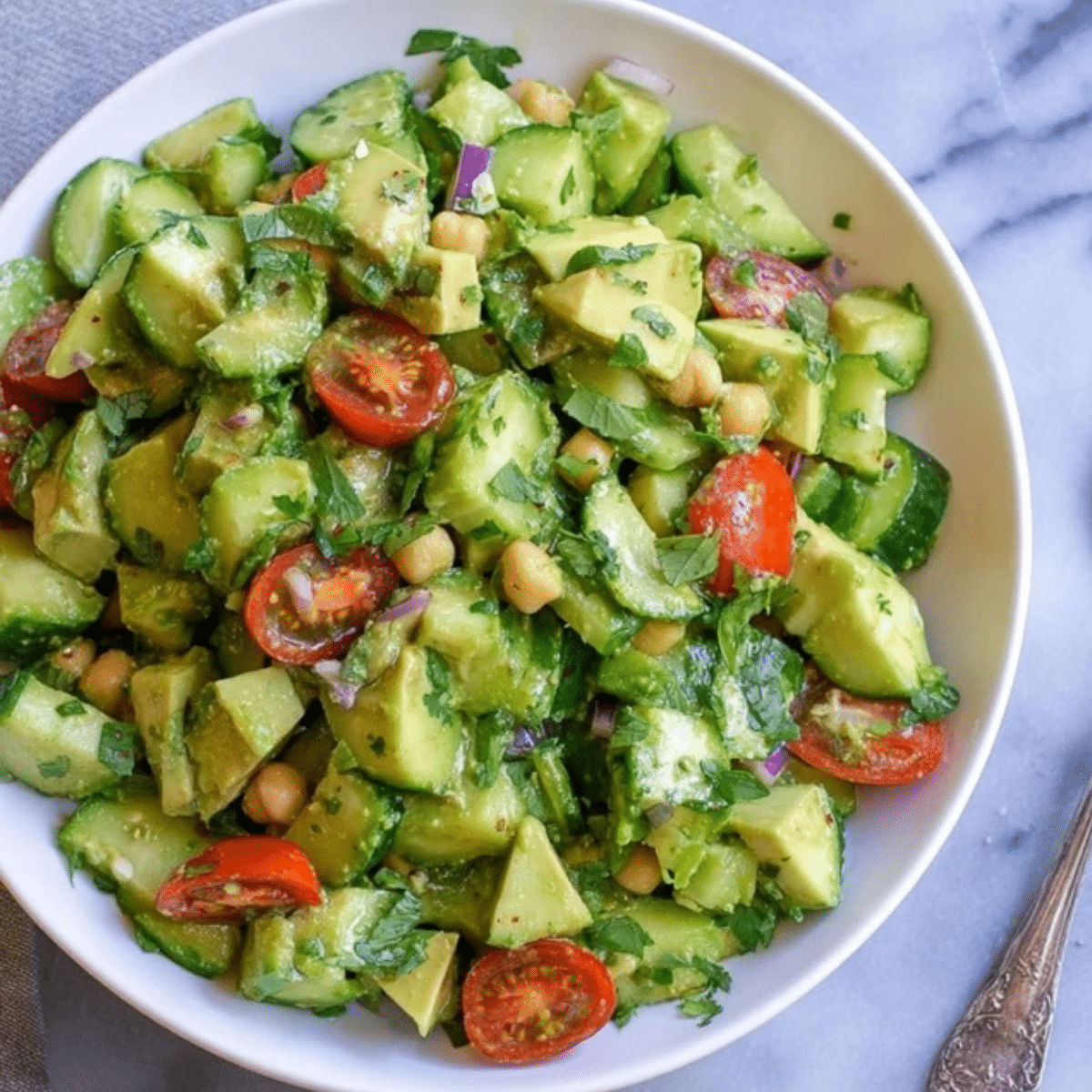 Cilantro Lime Cucumber Salad