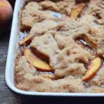 Cinnamon Sugar Nectarine Cobbler