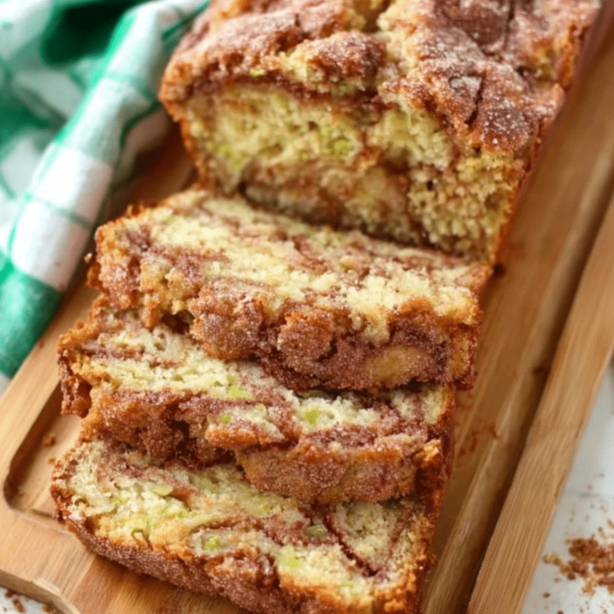 Cinnamon Swirl Zucchini Bread