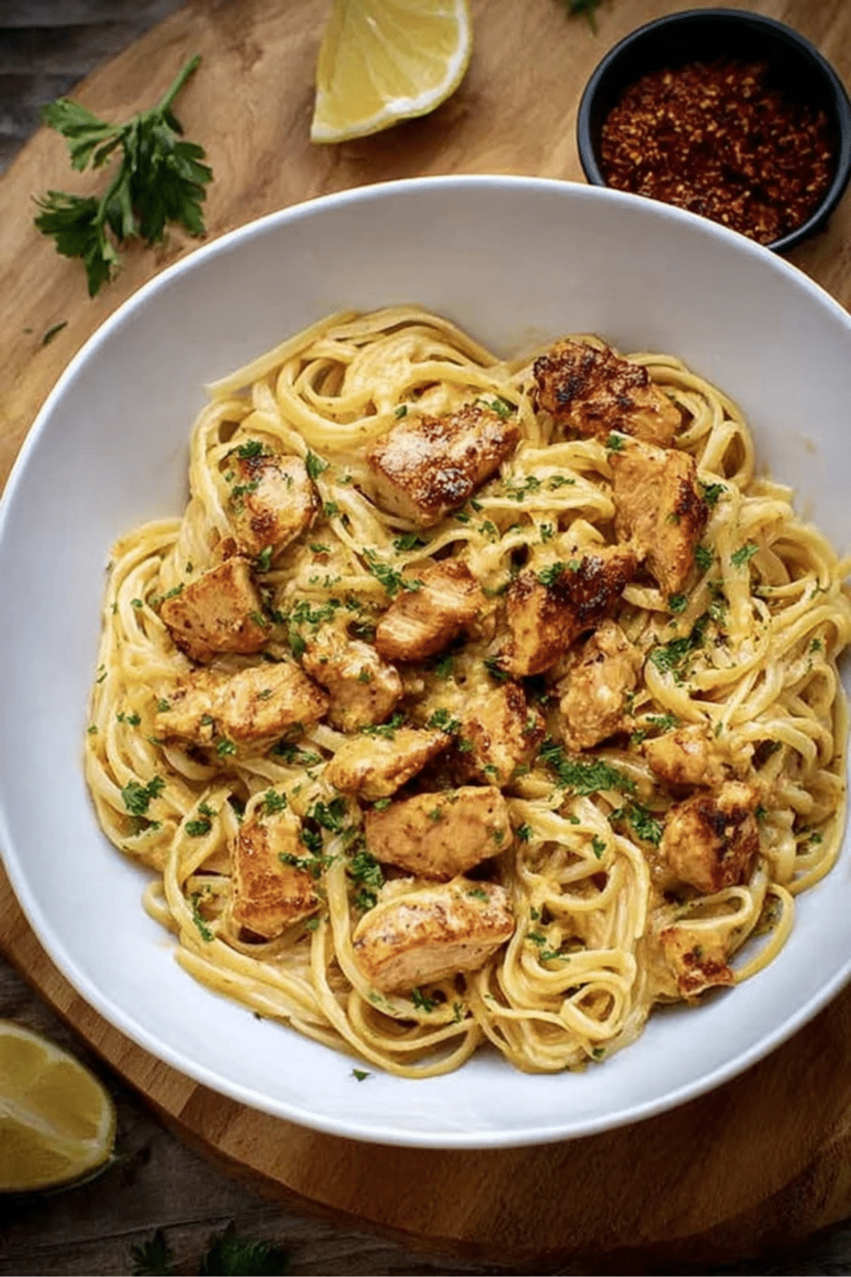 Cowboy Butter Chicken Linguine