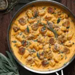 Creamy Butternut Squash Gnocchi with Sausage