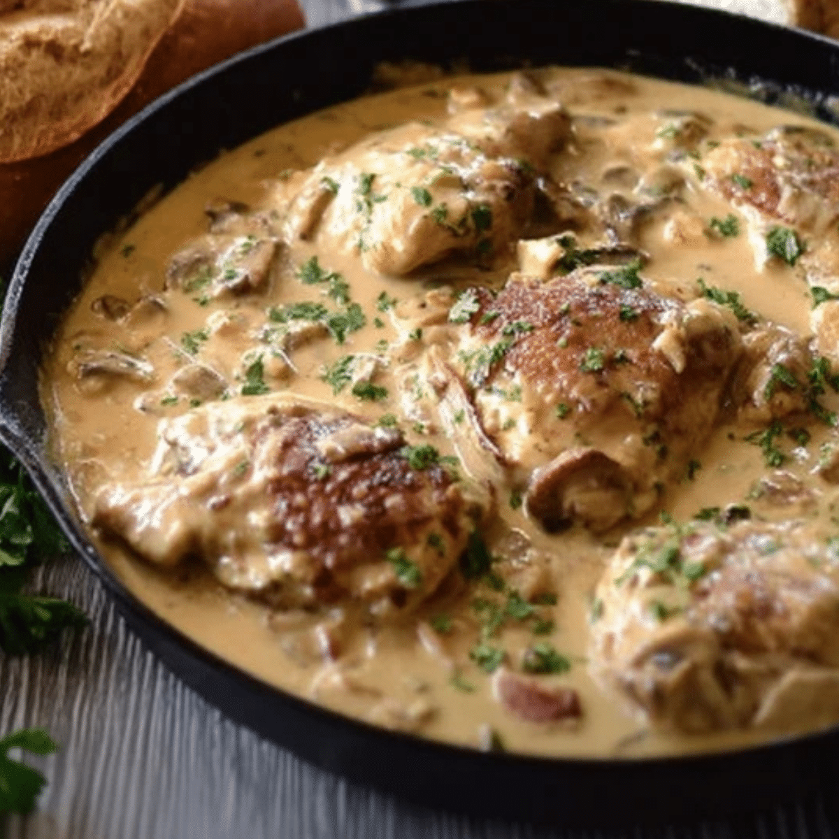 Creamy Coq Au Riesling