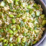 Cucumber Edamame Rice Salad