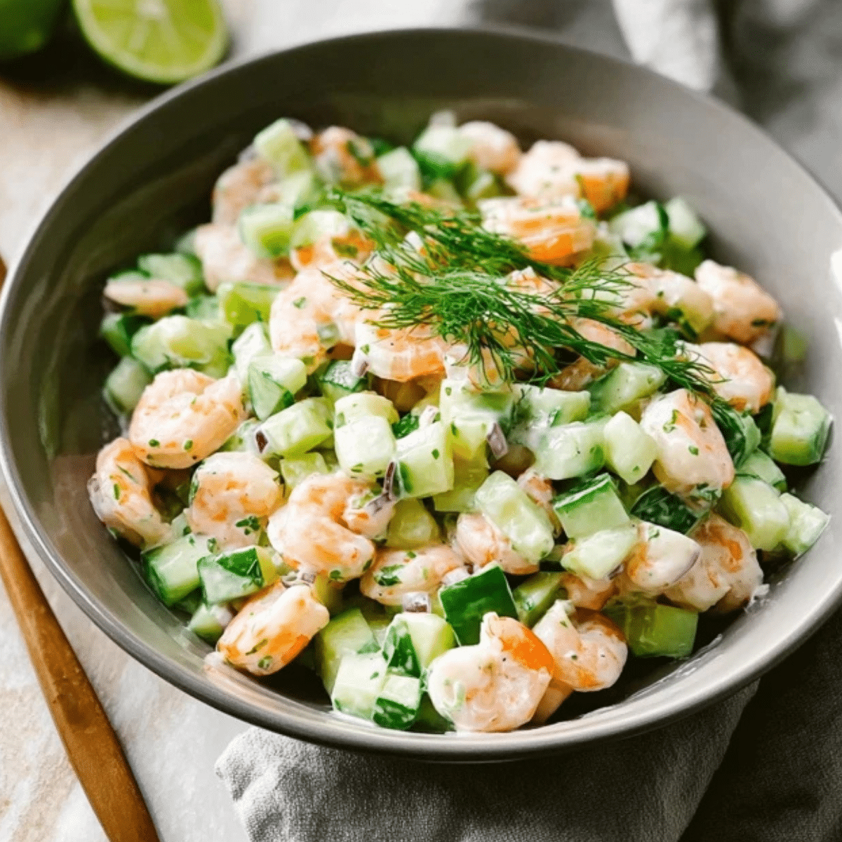 Cucumber Shrimp Salad