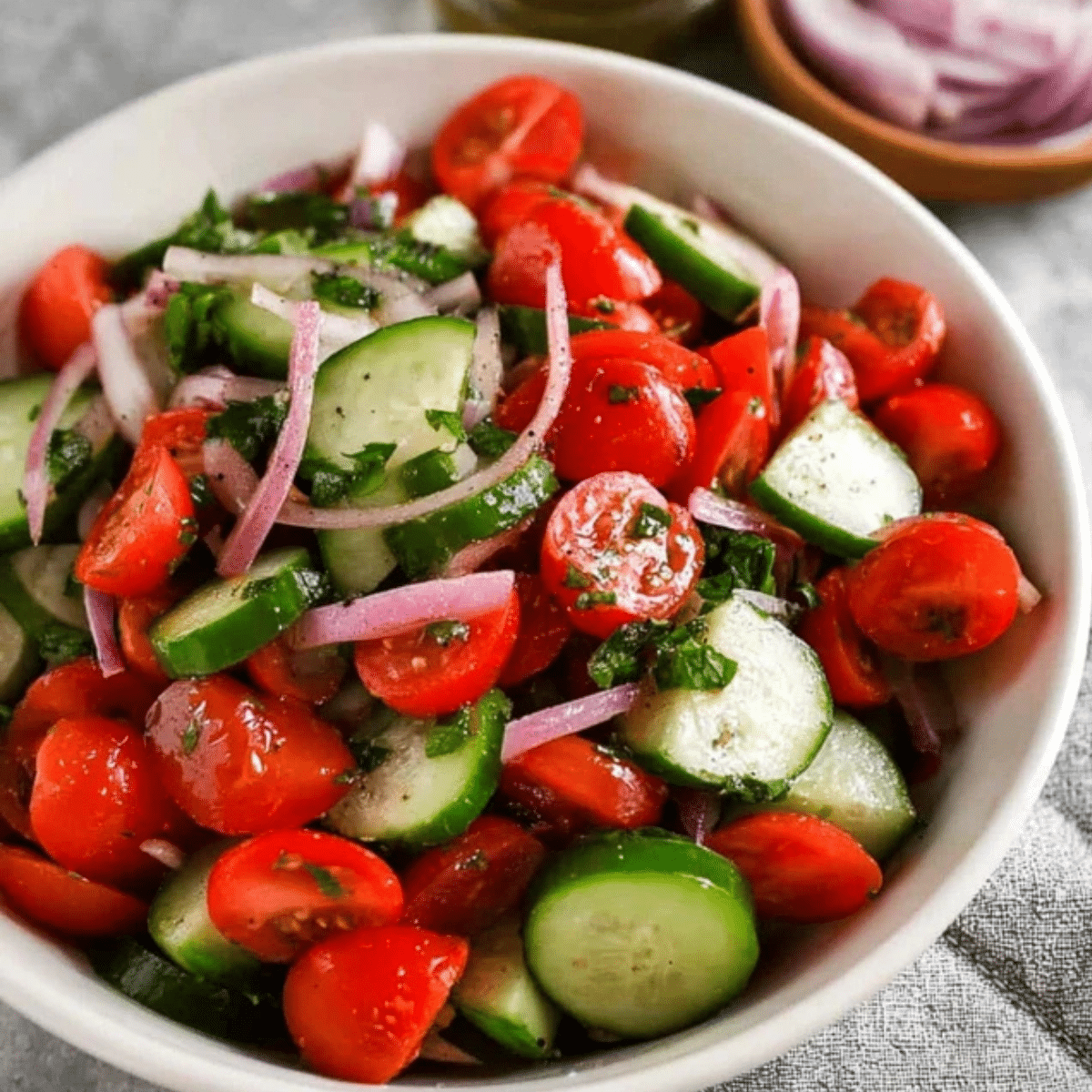 Cucumber Tomato Salad