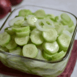 Cucumber and Onions in Vinegar