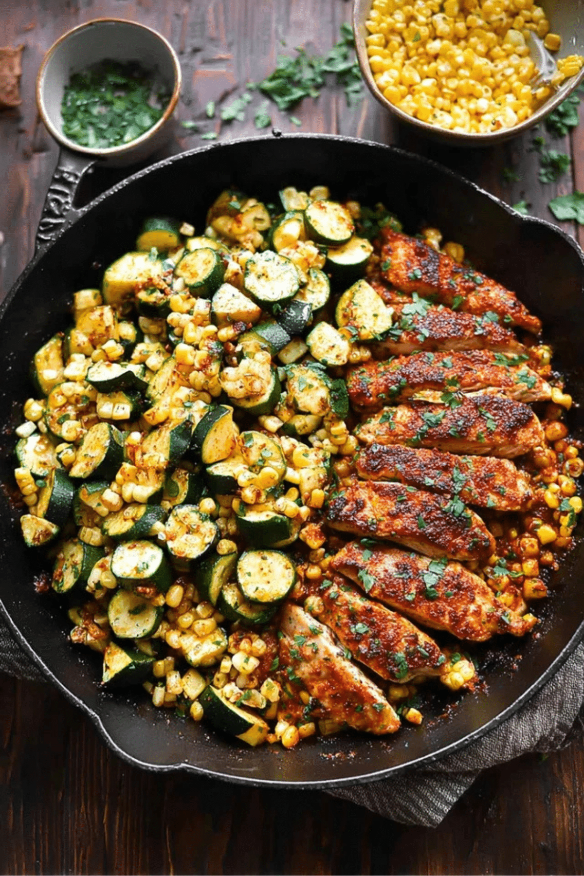 Garlic Butter Chicken with Zucchini