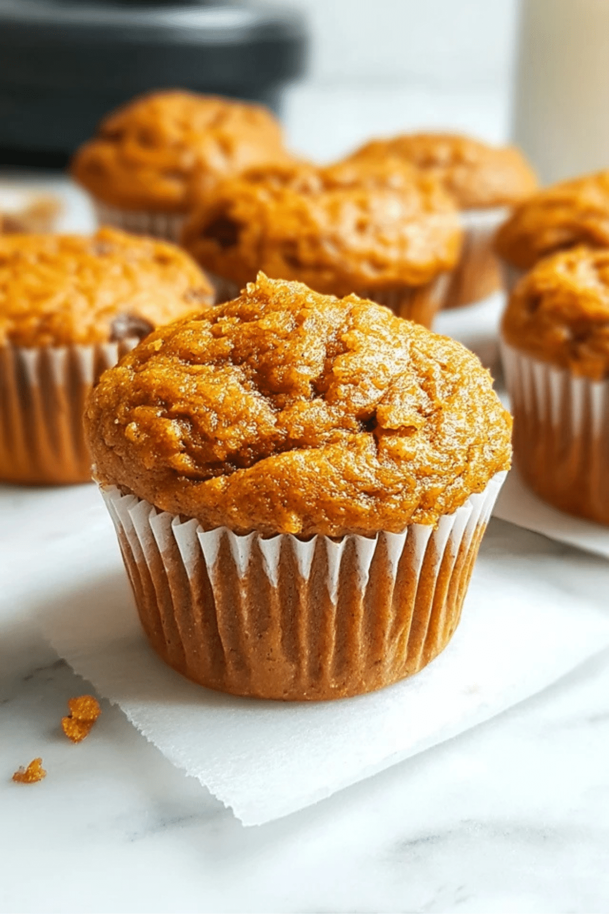 Greek Yogurt Pumpkin Muffins