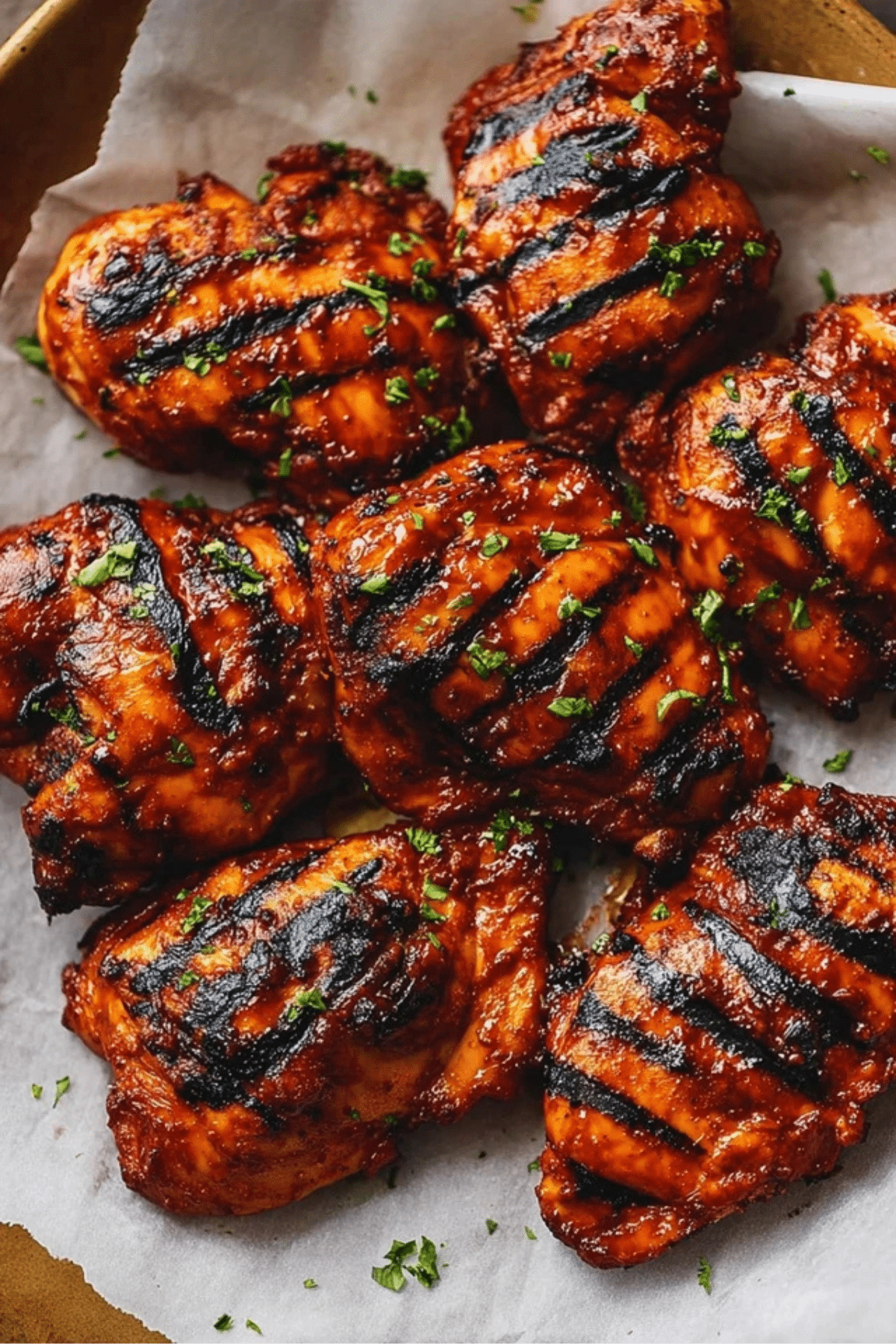 Grilled honey BBQ bacon Chicken kabobs