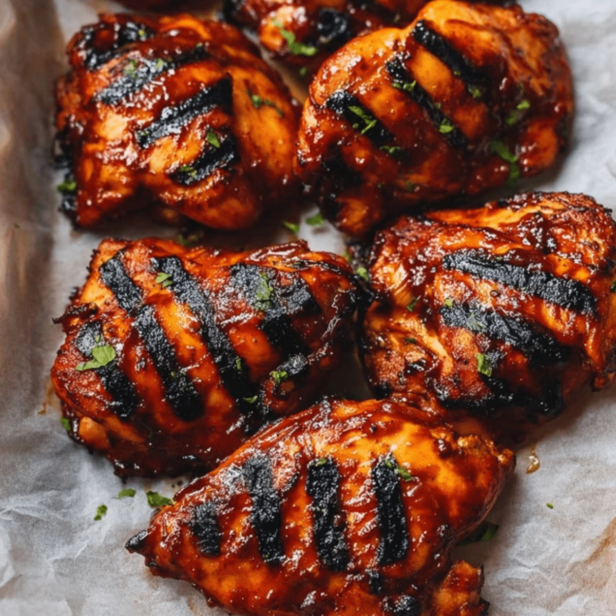 Grilled honey BBQ bacon Chicken kabobs