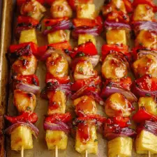 Hawaiian Chicken Kabobs Recipe