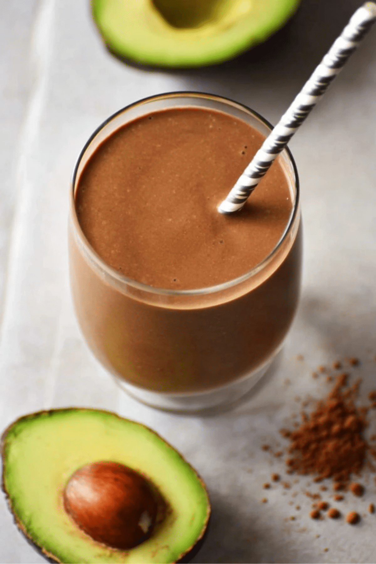Healthy Chocolate Avocado Smoothie