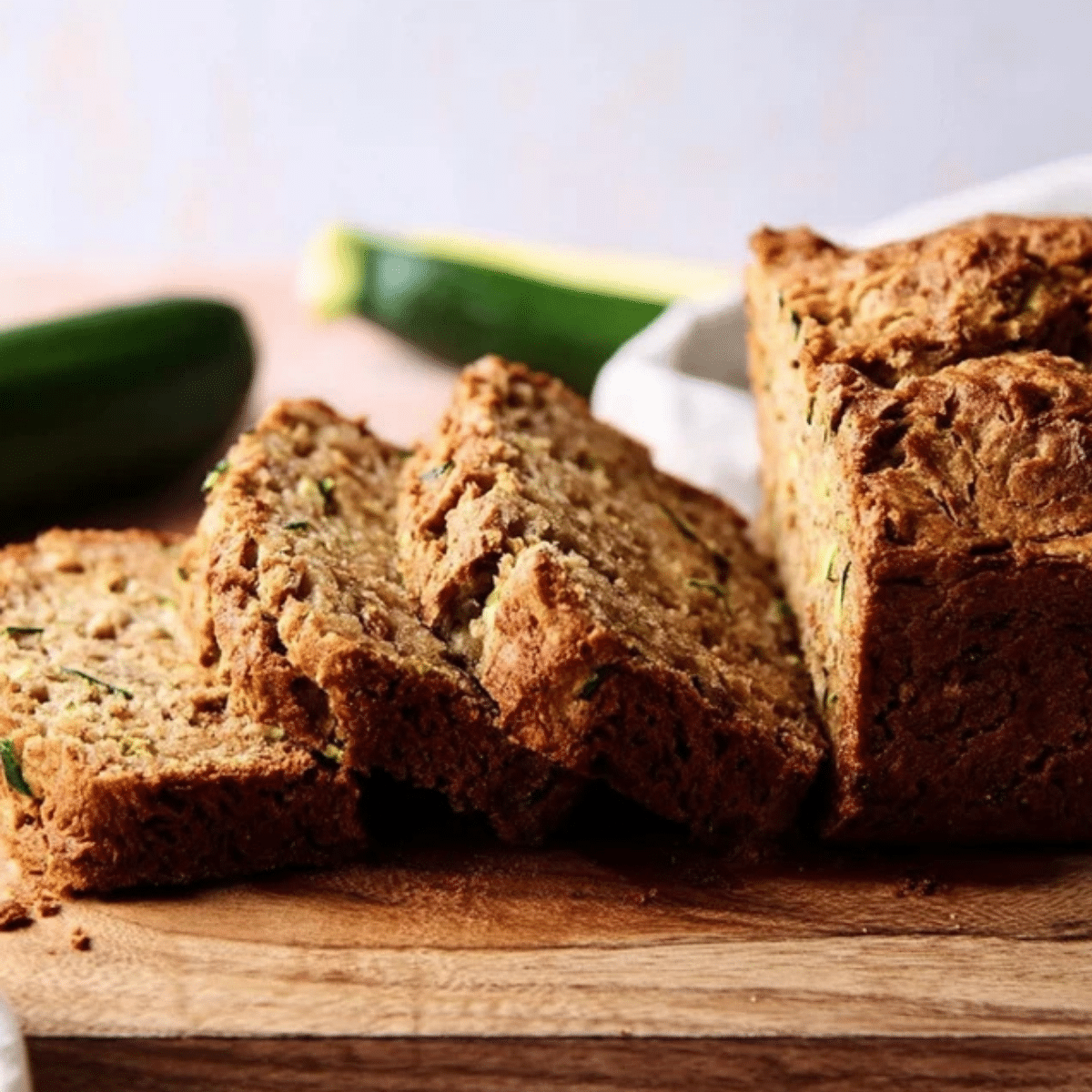 Healthy Zucchini Banana Bread