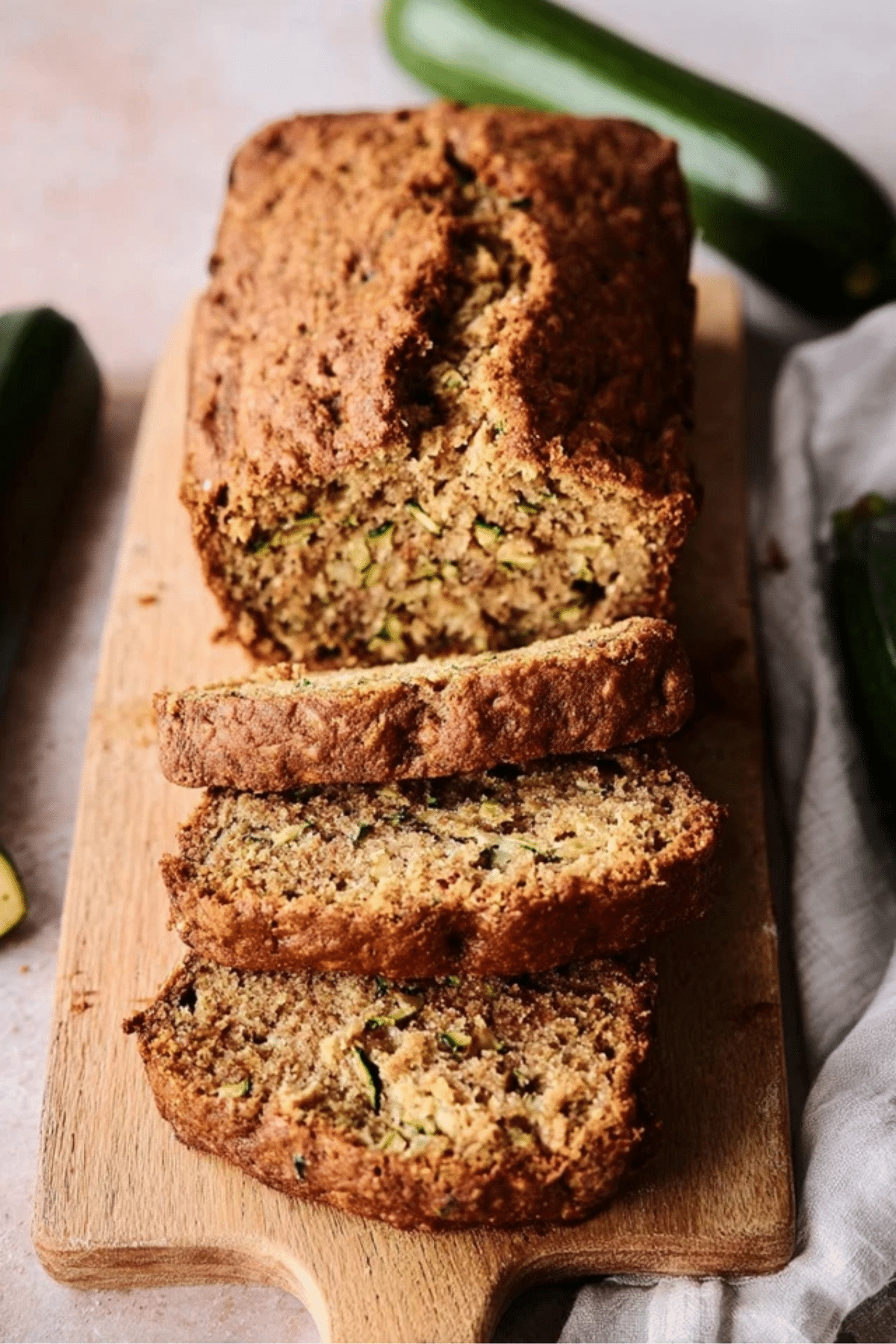 Healthy Zucchini Banana Bread