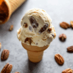 Homemade Butter Pecan Ice Cream