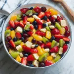 Honey Lime Rainbow Fruit Salad