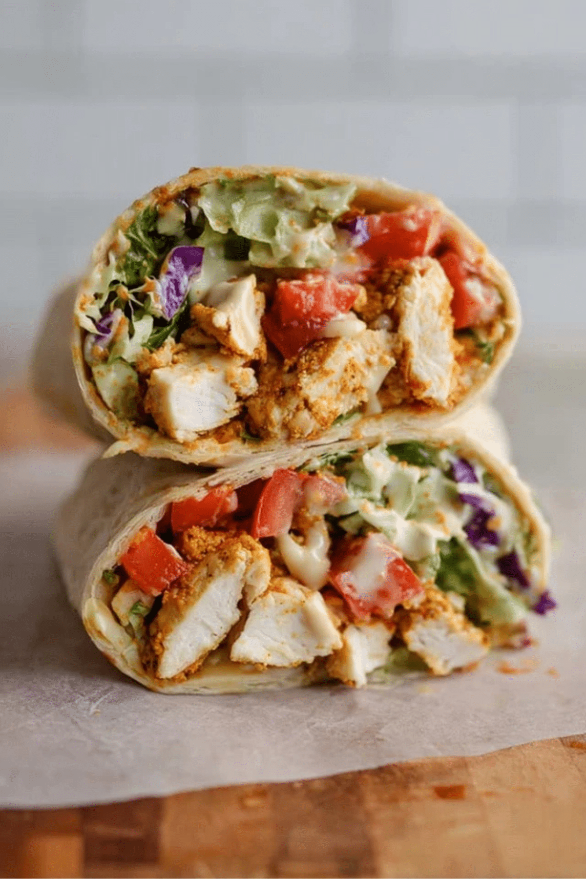 Honey Mustard Chicken Wraps