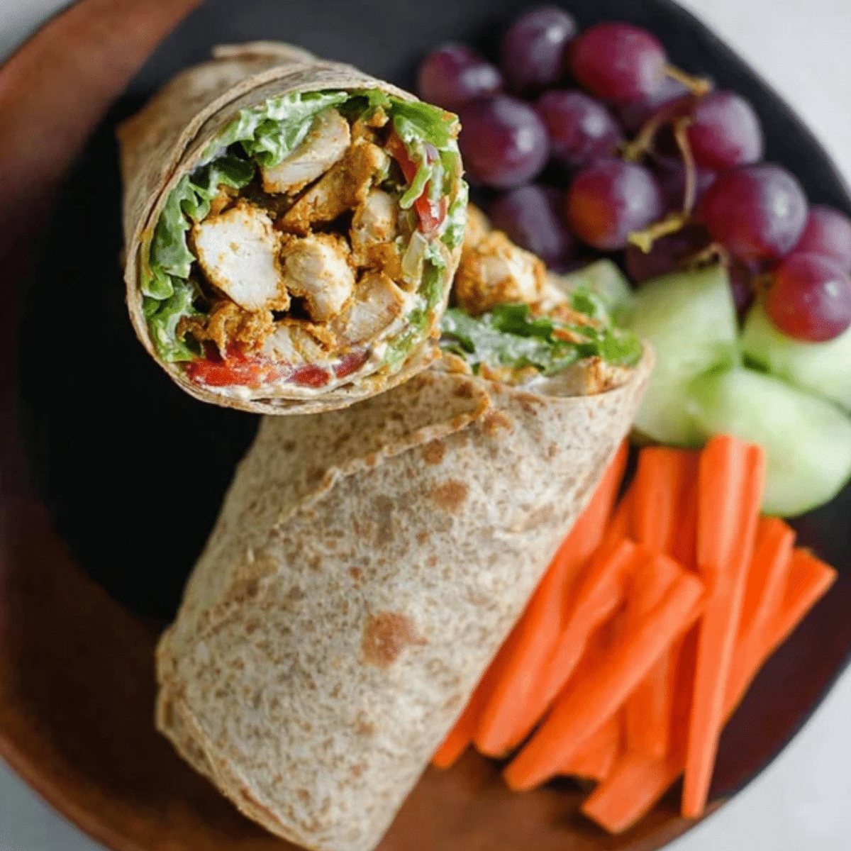 Honey Mustard Chicken Wraps