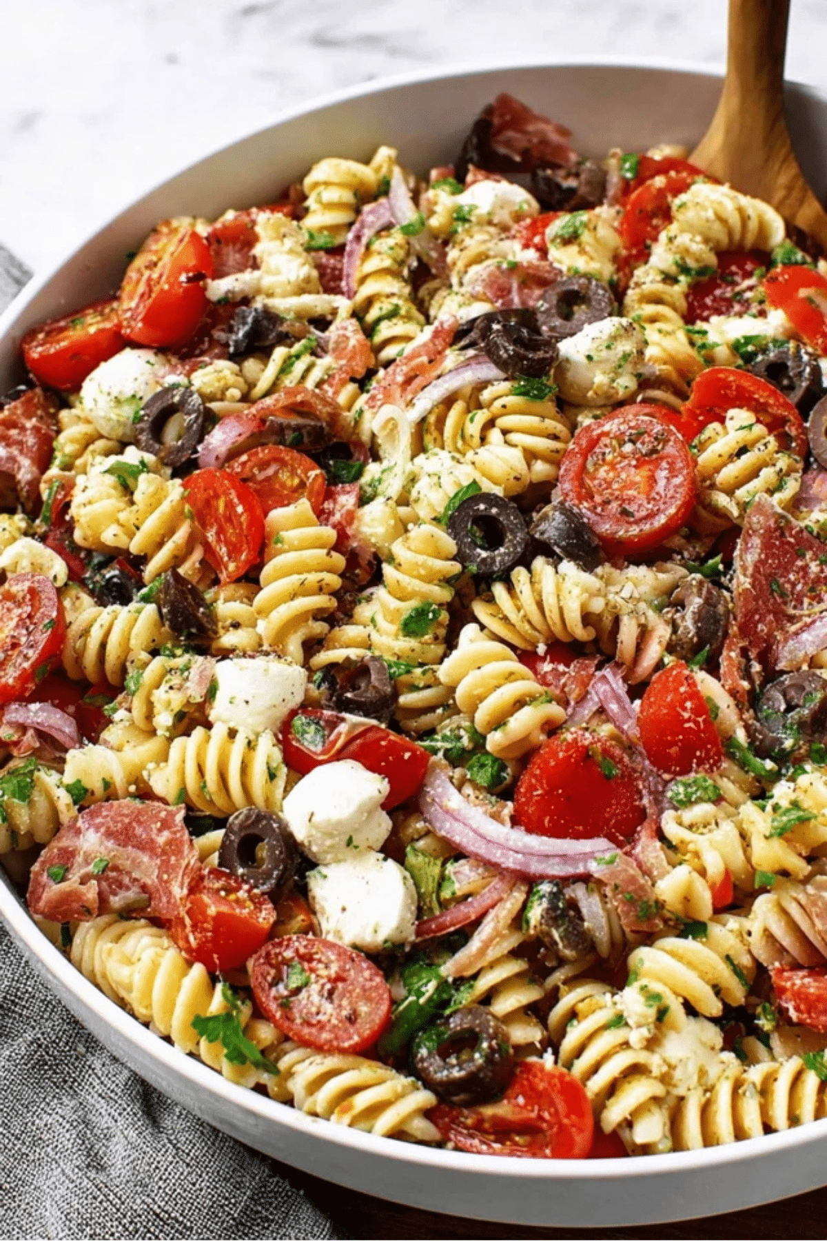 Italian Dressing Pasta Salad