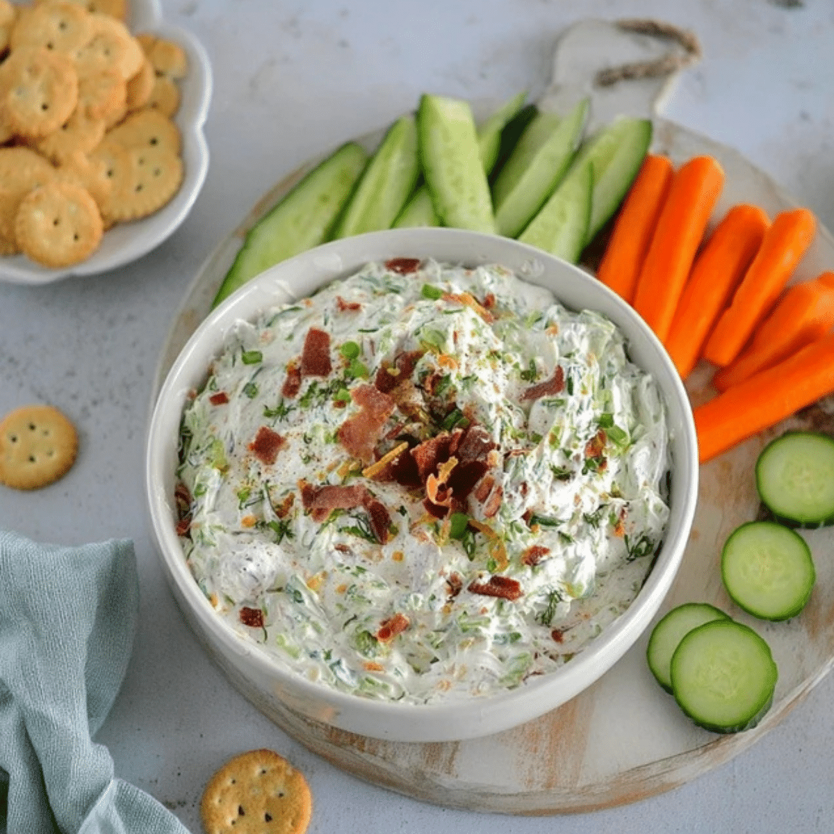 Keto Cucumber Crack Dip