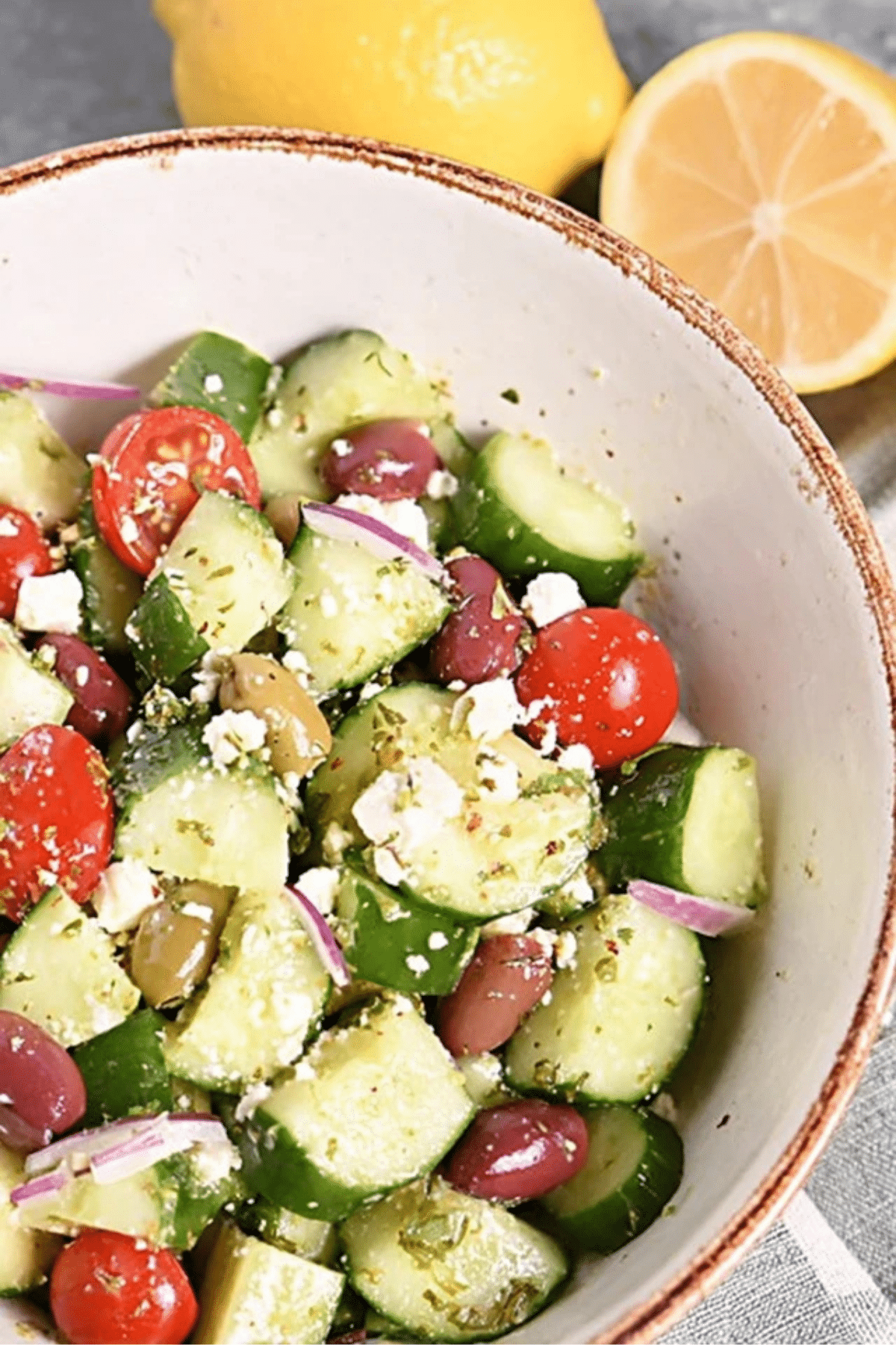 Keto Greek Cucumber Salad