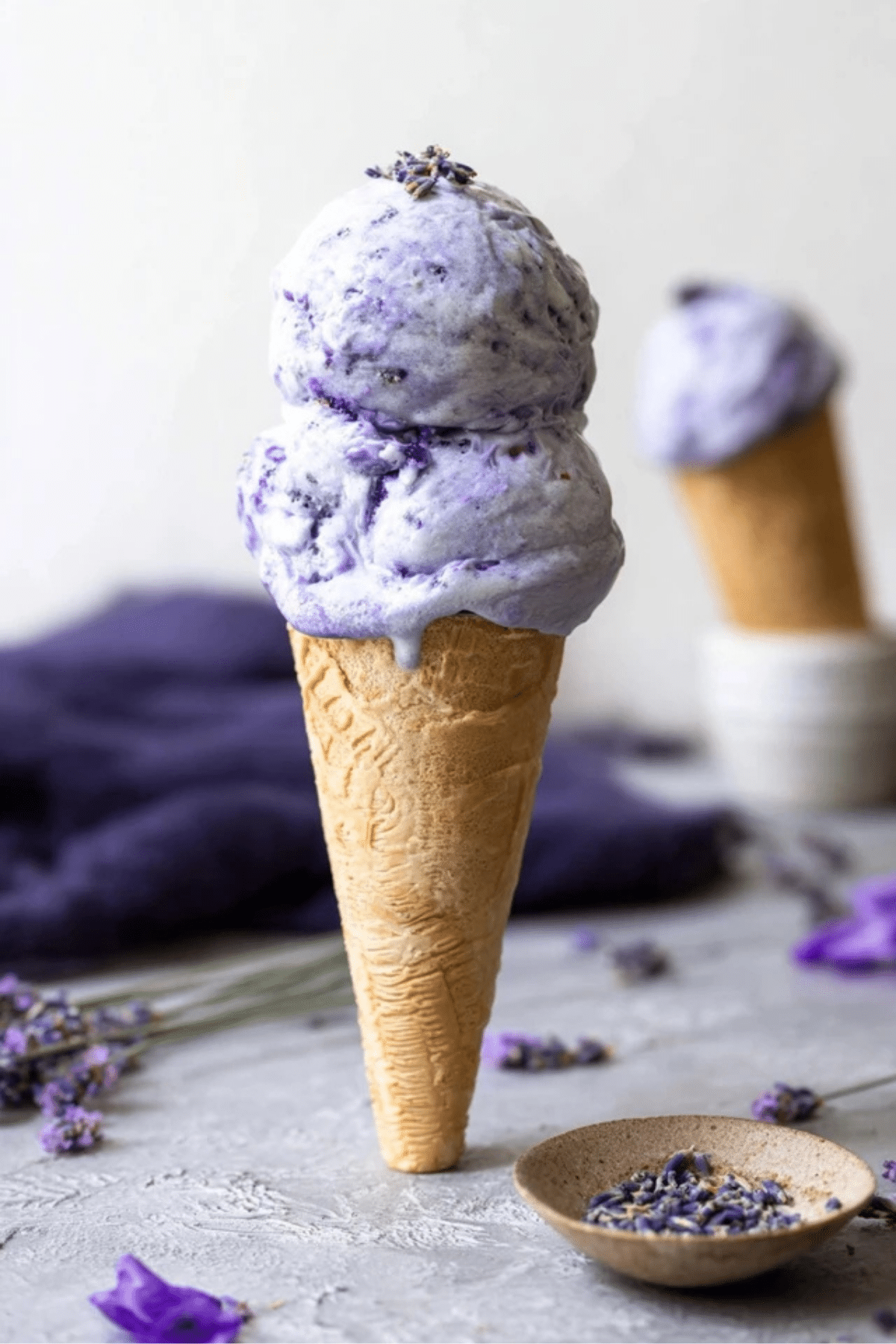 Lavender Earl Grey Ice Cream