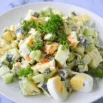 Low Carb Cucumber Egg Salad