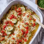 Mediterranean Chicken Zucchini Bake