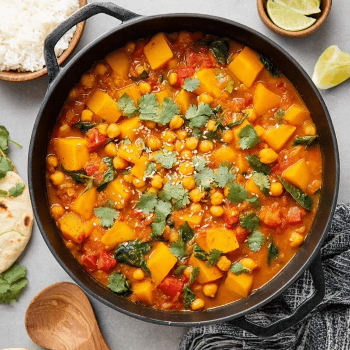 Moroccan Pumpkin & Chickpea Stew