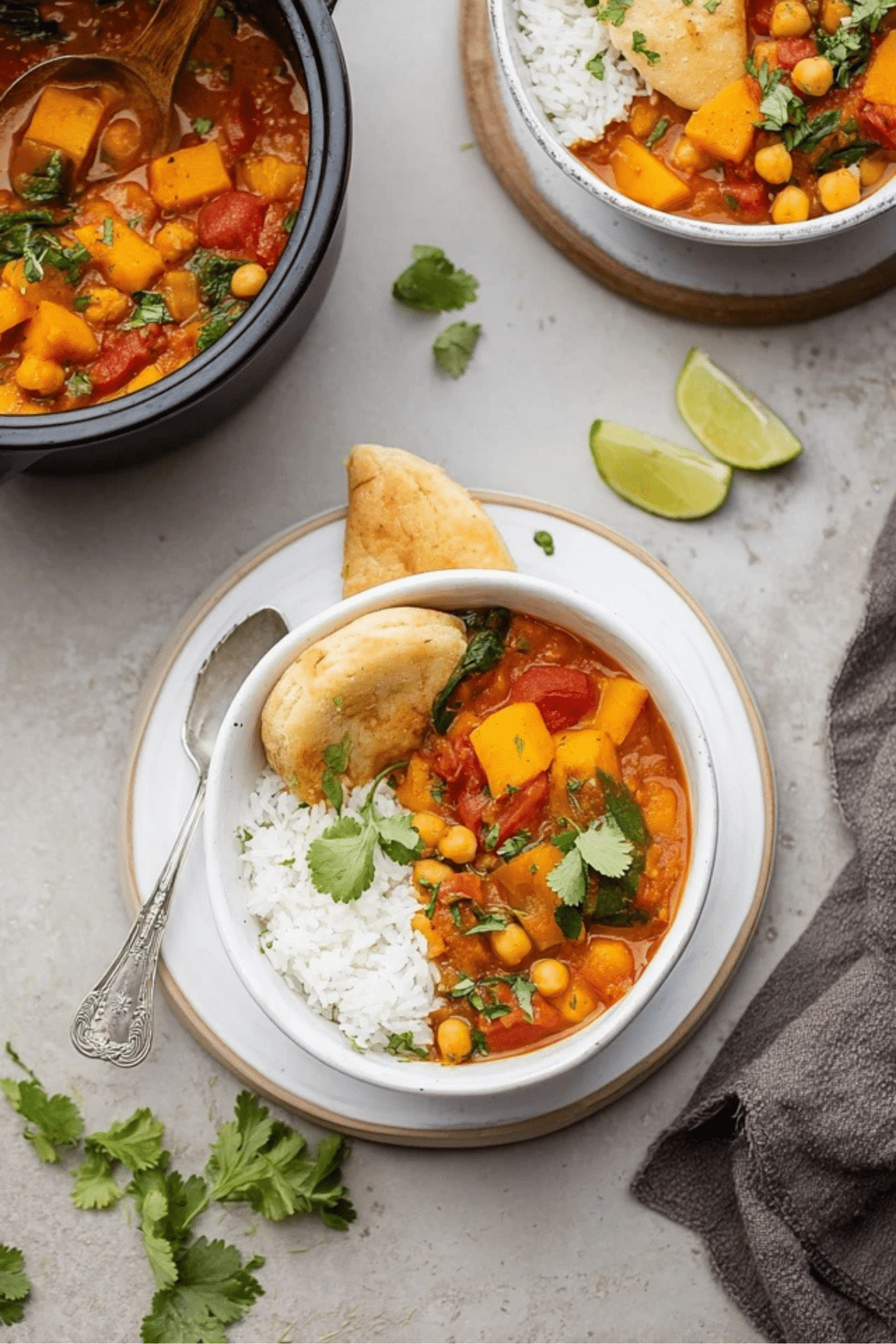 Moroccan Pumpkin & Chickpea Stew