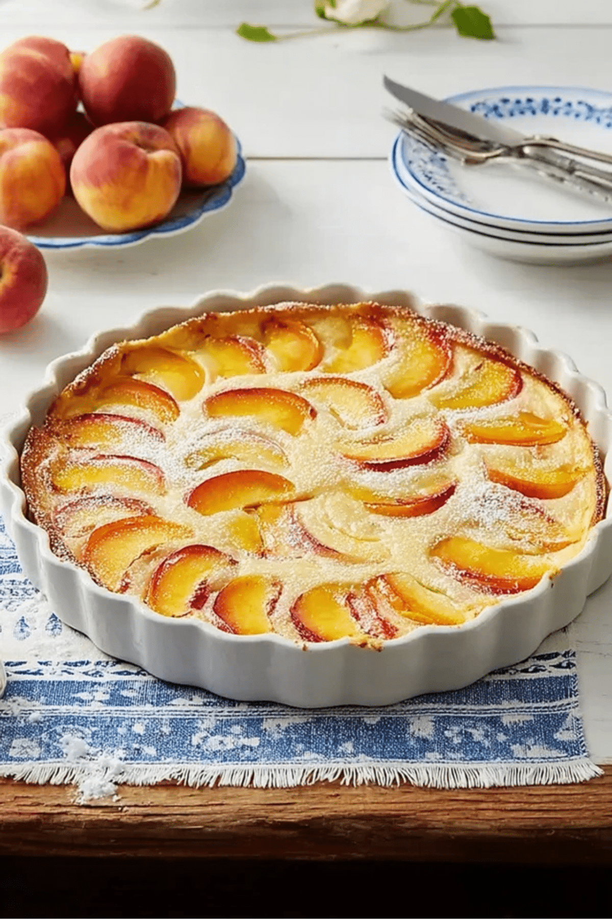 Nectarine Clafoutis