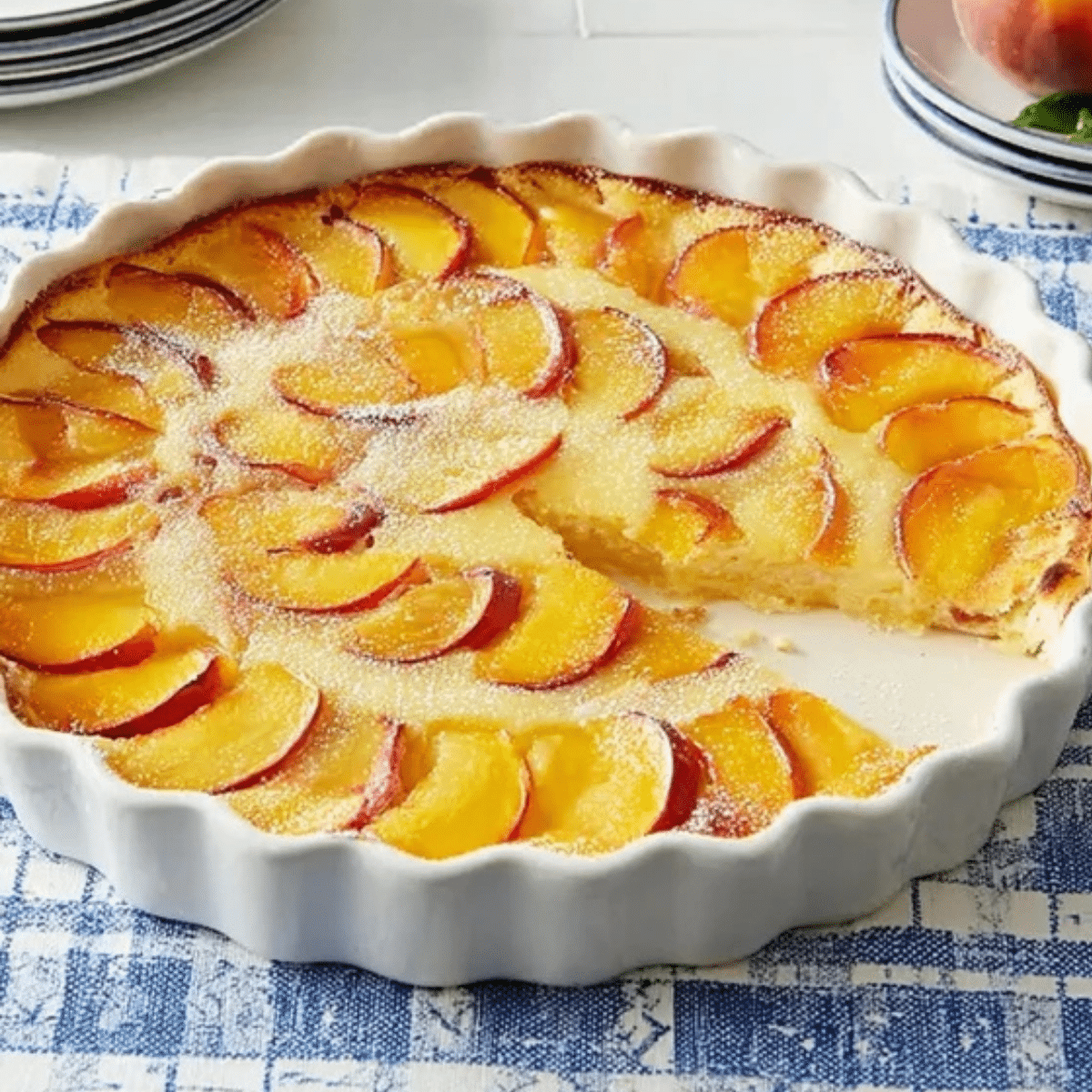 Nectarine Clafoutis