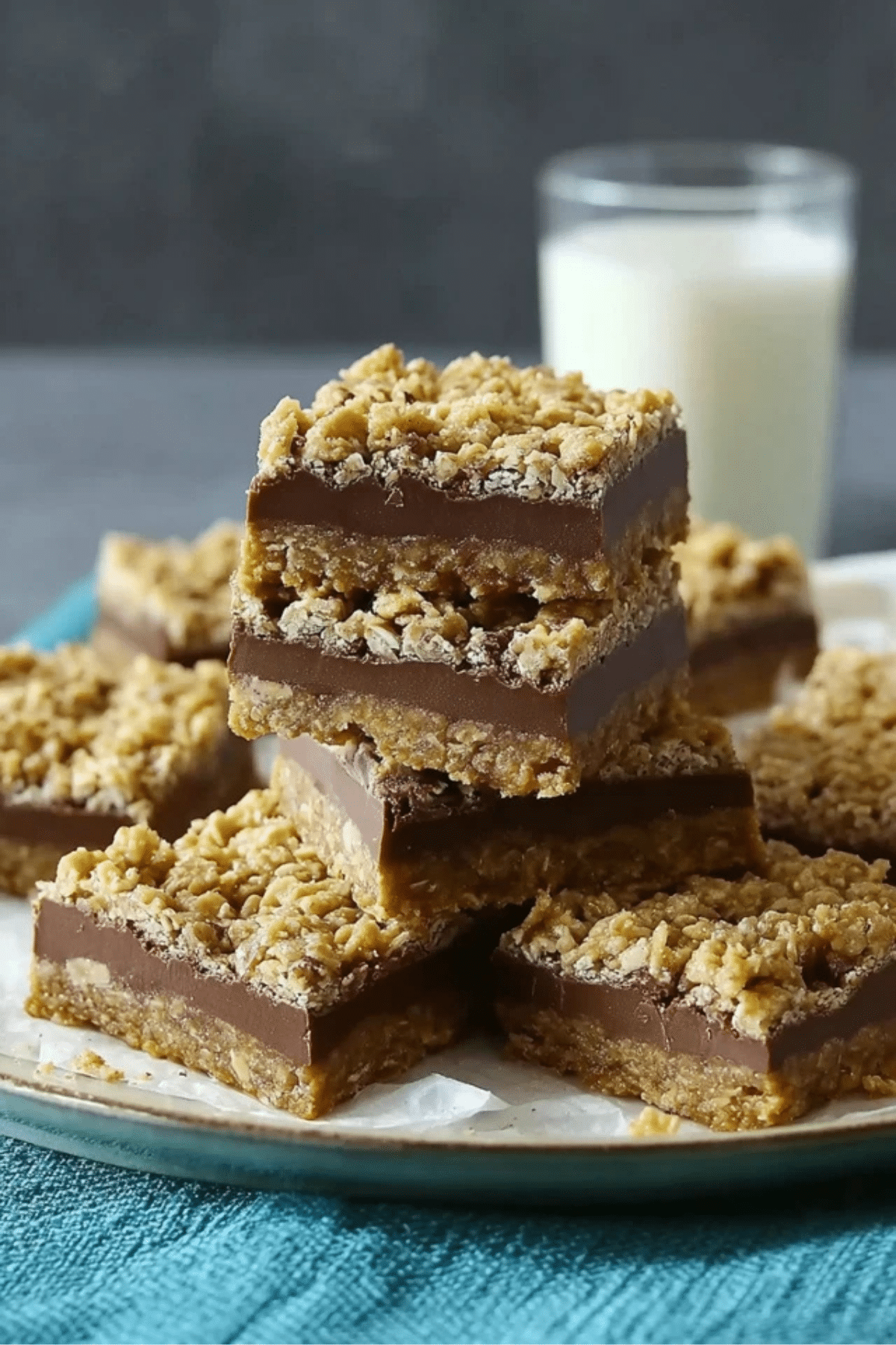 No-Bake Chocolate Oat Bars